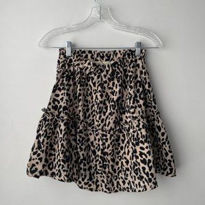 Bridge Women's Leopard Print Skirt